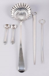 GROUP OF GEORGIAN SILVER ITEMS