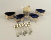 Group of Georgian sterling sil