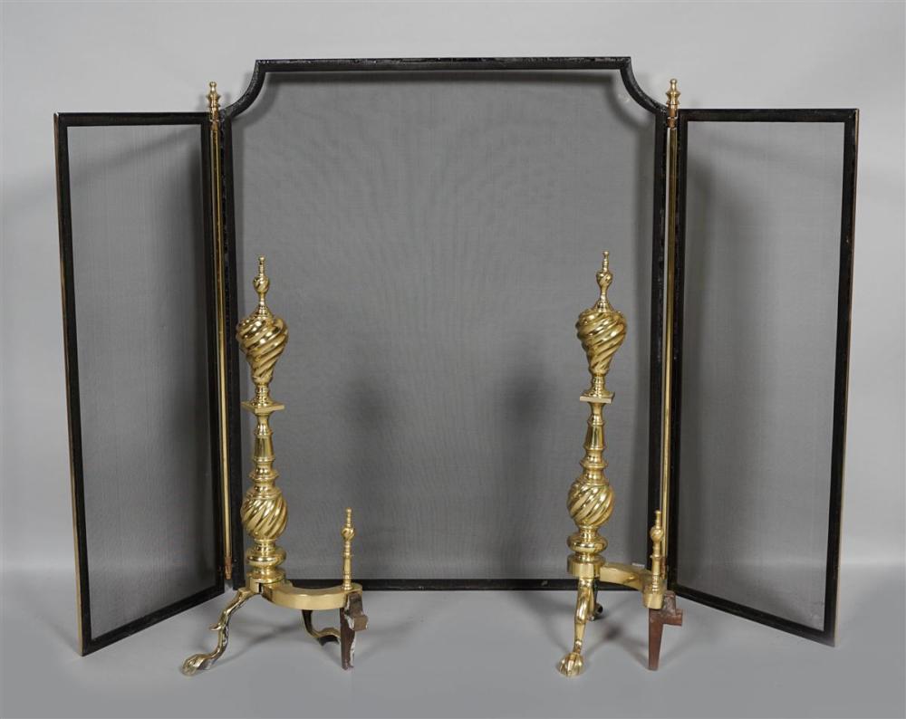 GROUP OF GEORGIAN STYLE BRASS