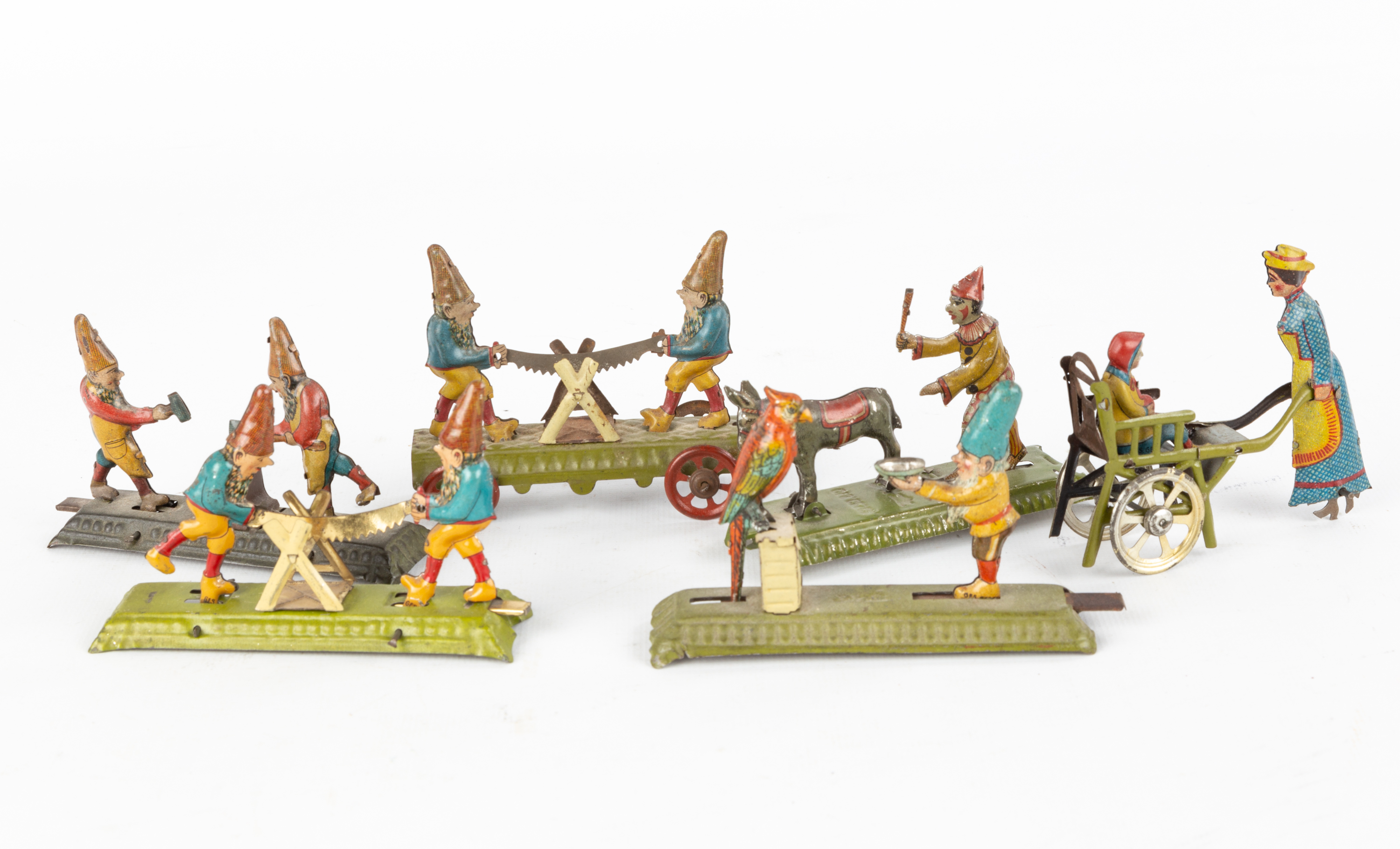 GROUP OF GERMAN PENNY TOYS Early