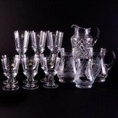 GROUP OF GLASS DRINKWARECompri