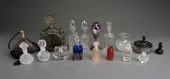 GROUP OF GLASS PERFUMES AND OT