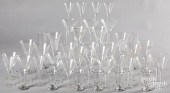 GROUP OF GLASS STEMWARE.Group