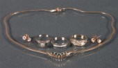 Group of gold and diamond jewe