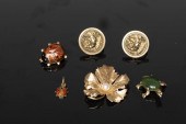 GROUP OF GOLD ESTATE JEWELRYPr