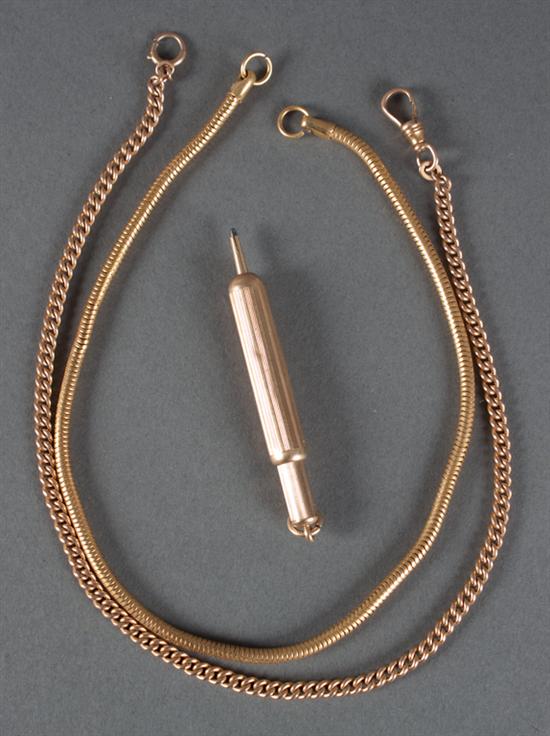 Group of gold jewelry and