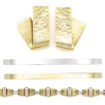 Group of Gold Jewelry 	 