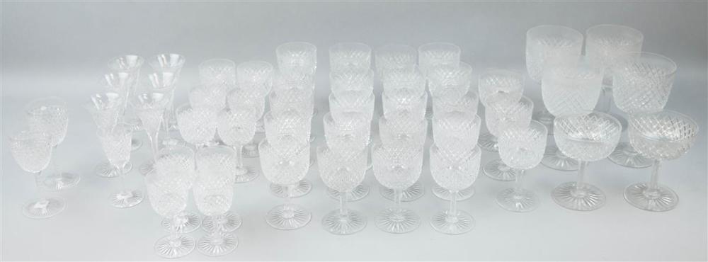 GROUP OF GOOD CUT AND ENGRAVED