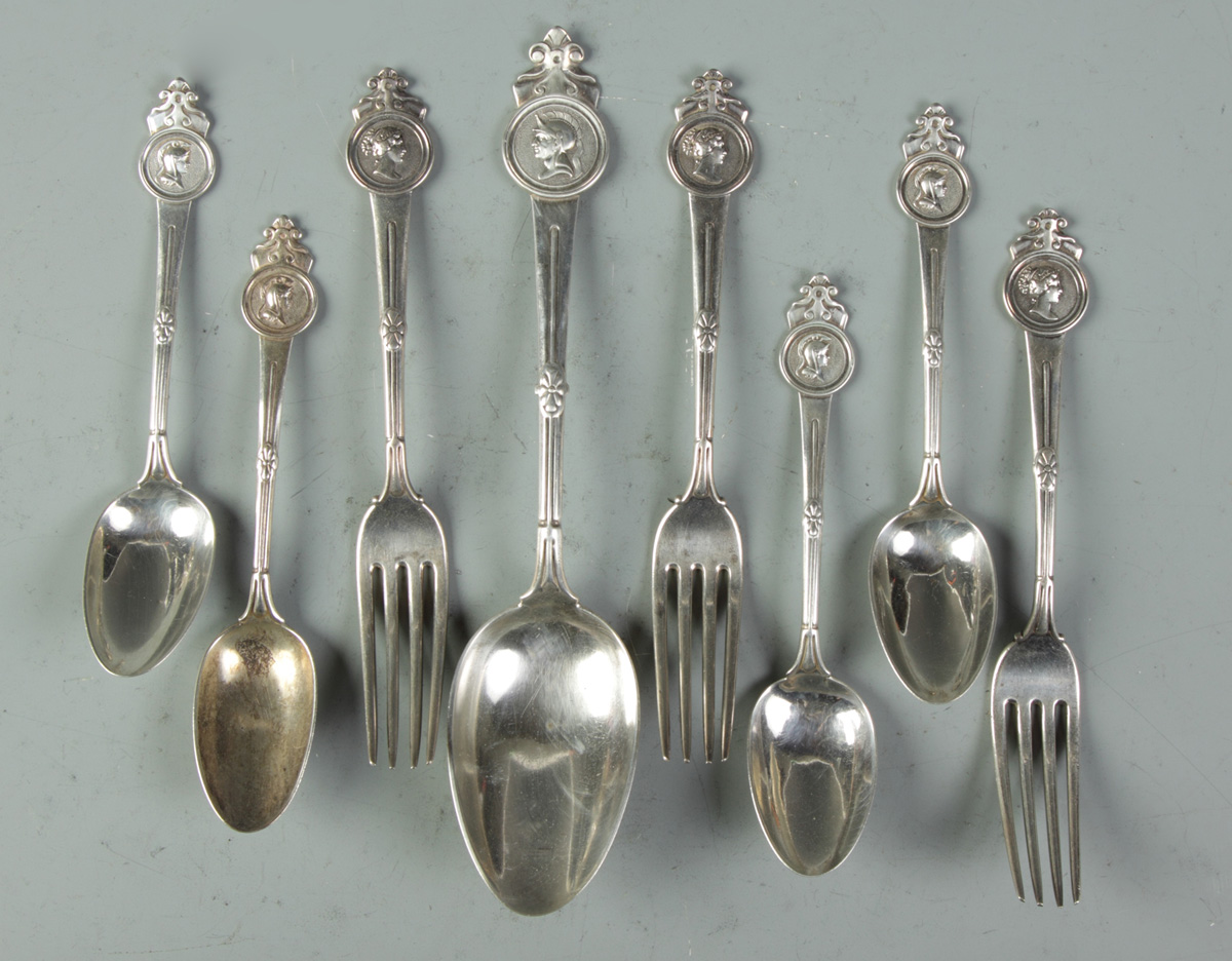 Group of Gorham Victorian