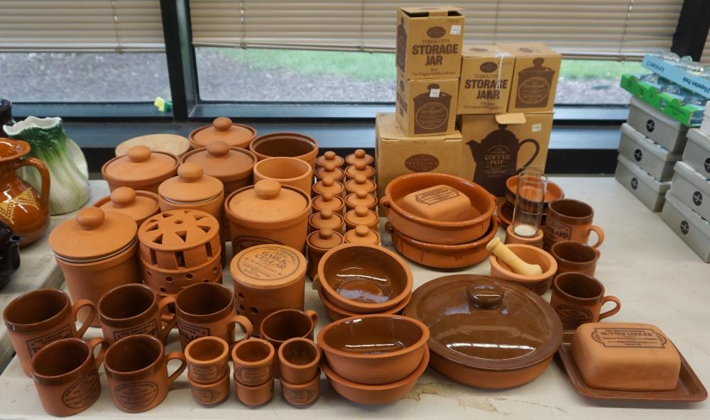 GROUP OF HENRY WATSON POTTERY TABLE