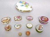GROUP OF HEREND, LIMOGES, HALC