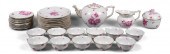 GROUP OF HEREND RASPBERRY DECO