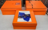 GROUP OF HERMES BOXES AND BOOK