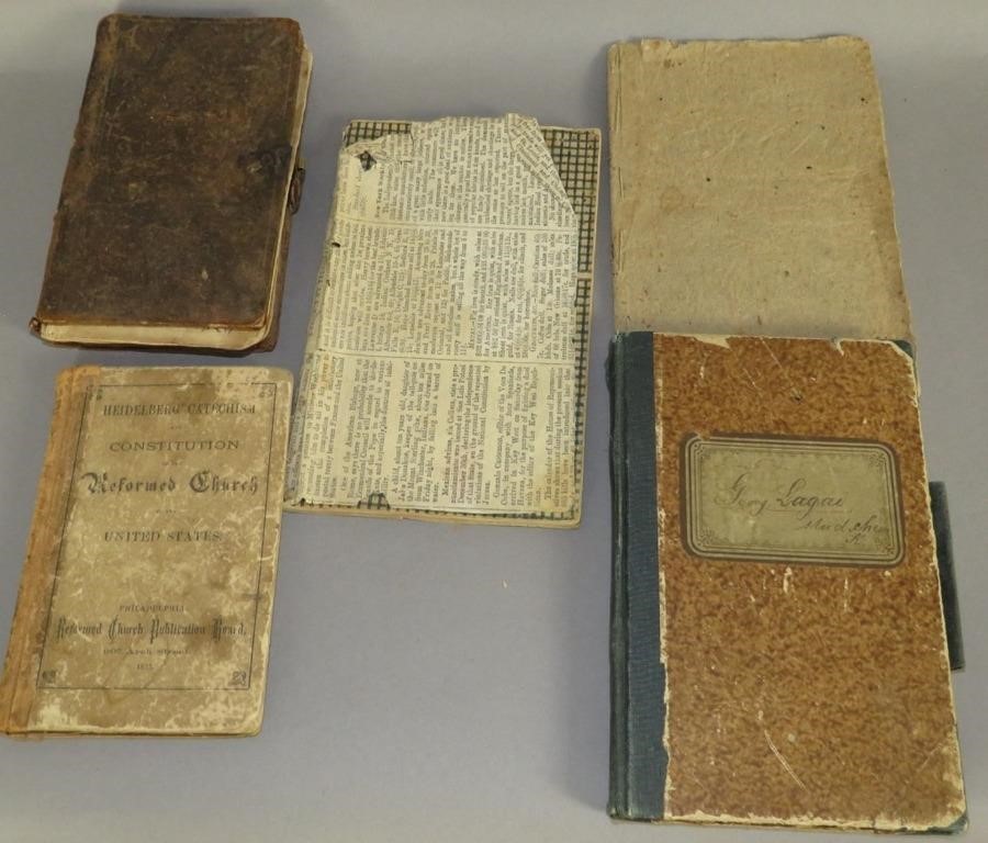 GROUP OF IMPRINTS & HANDWRITTEN