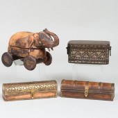 GROUP OF INDIAN TABLE OBJECTSC