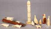GROUP OF INUIT MINIATURE CARVE
