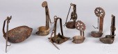 GROUP OF IRON AND TIN LIGHTING