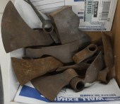 GROUP OF IRON AX AND HATCHET H