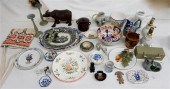 GROUP OF IRONSTONE PLATTERS, A