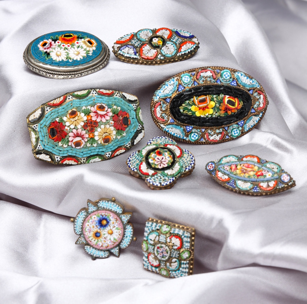 GROUP OF ITALIAN MICRO MOSAIC