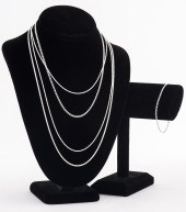 GROUP OF ITALIAN SILVER CHAIN