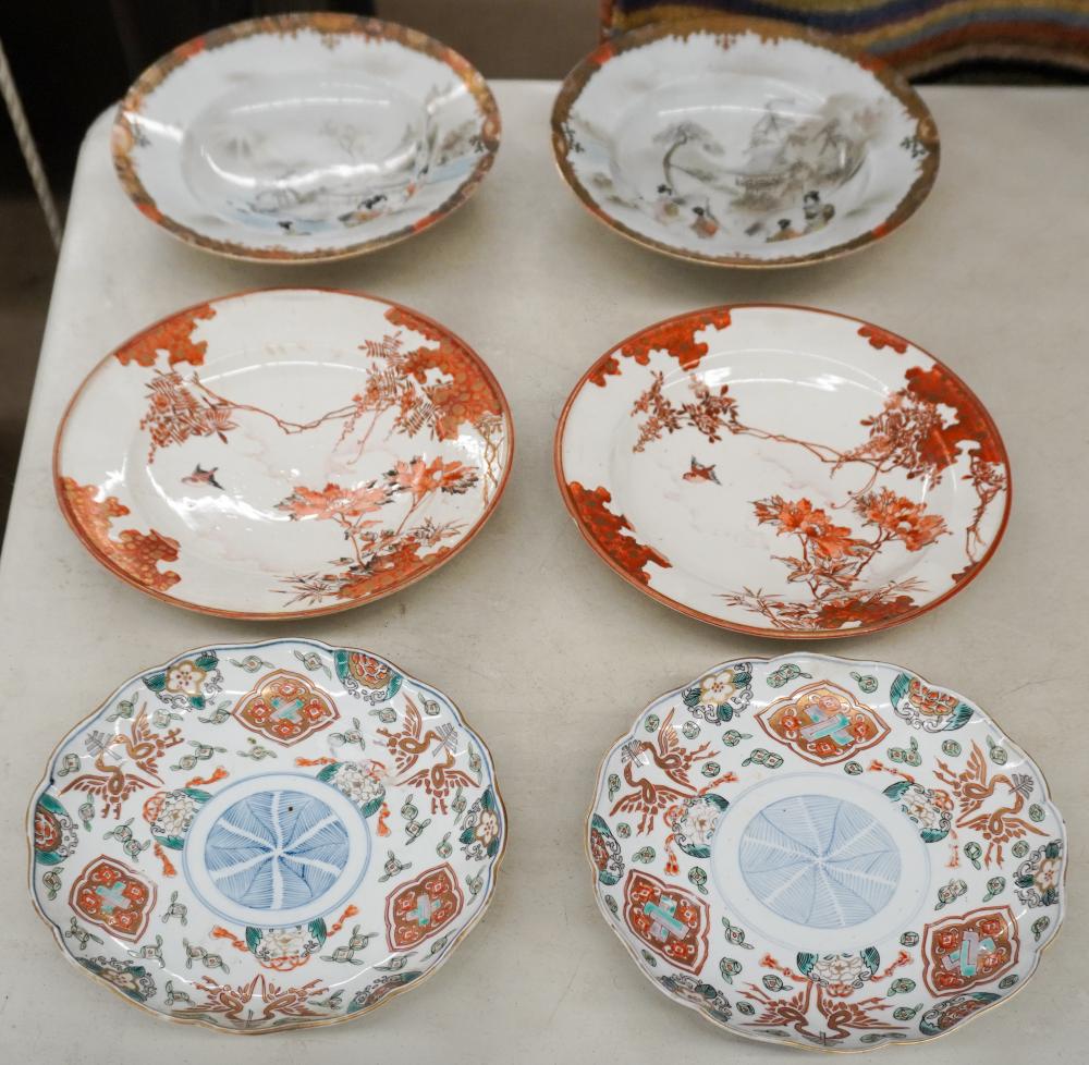 GROUP OF JAPANESE KUTANI, IMARI,