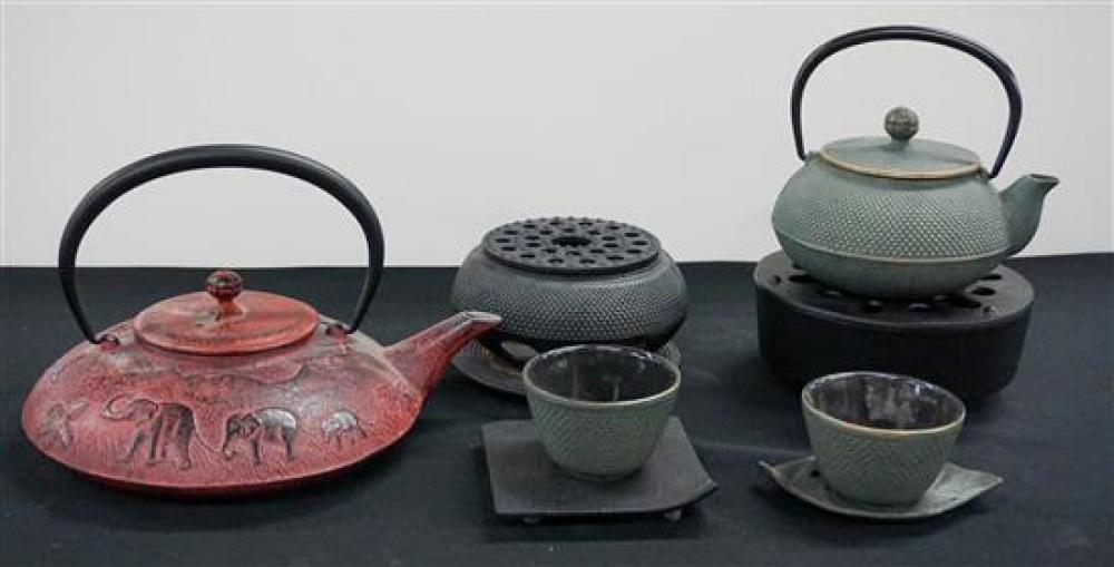 GROUP OF JAPANESE PATINATED METAL