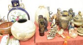 GROUP OF JAPANESE VASES, FIGUR