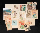 GROUP OF JAPANESE WOODBLOCK PR