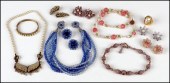 GROUP OF JEWELRY. Including a