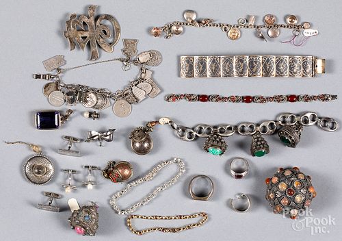 GROUP OF JEWELRY, MOSTLY