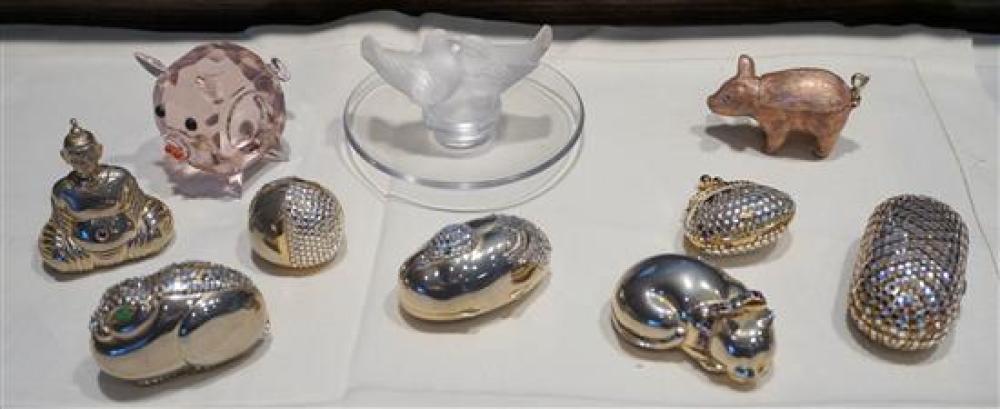 GROUP OF JUDITH LEIBER BOXES,