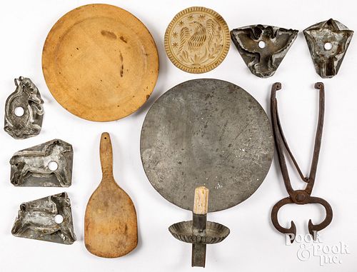GROUP OF KITCHENWARES, 19TH/20TH