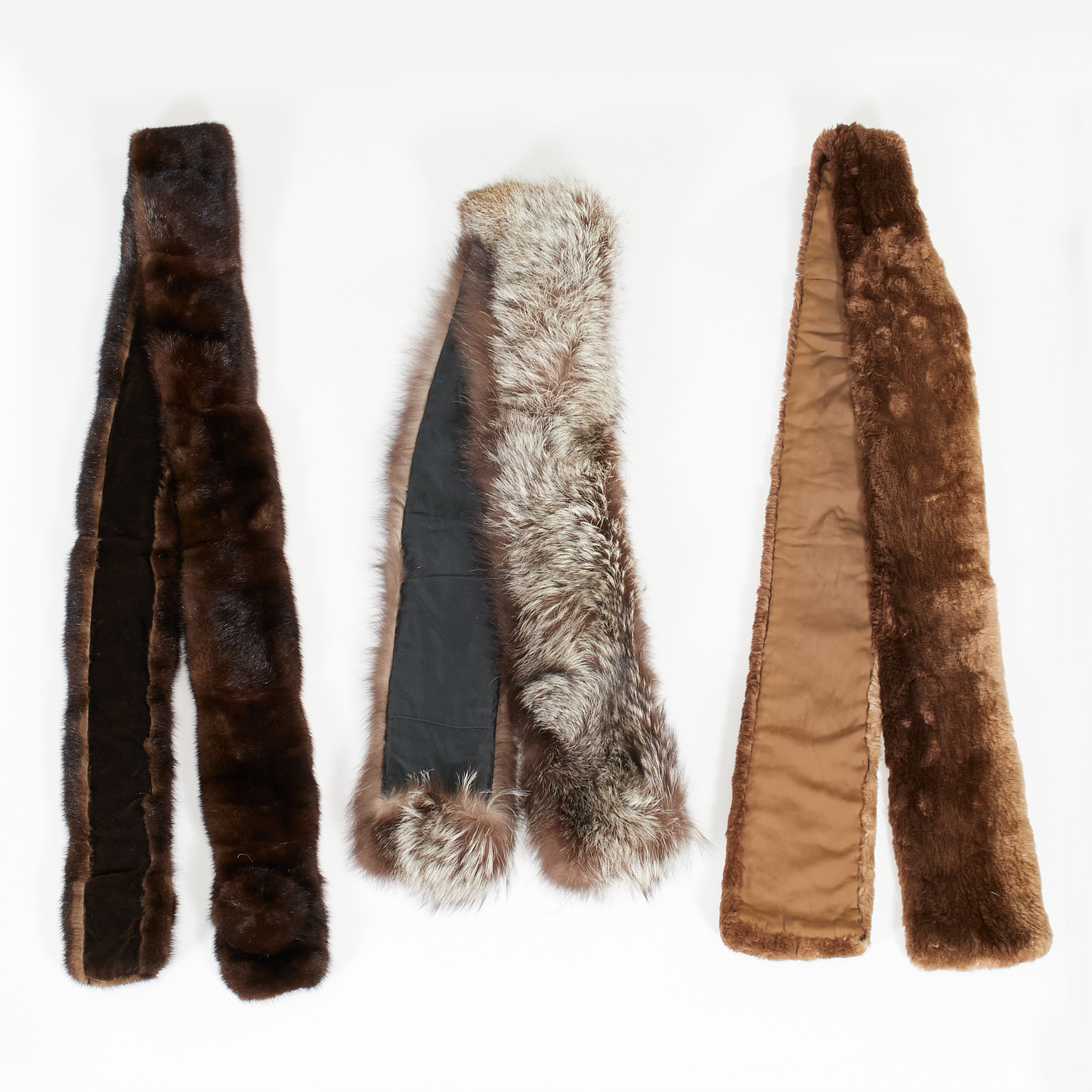 GROUP OF LADIES FUR SCARVES 20th