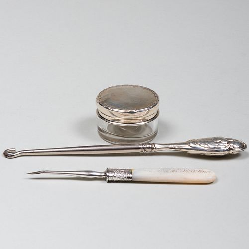 GROUP OF LADIES SILVER TOILETTE