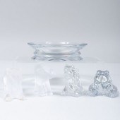 GROUP OF LALIQUE AND BACCARAT