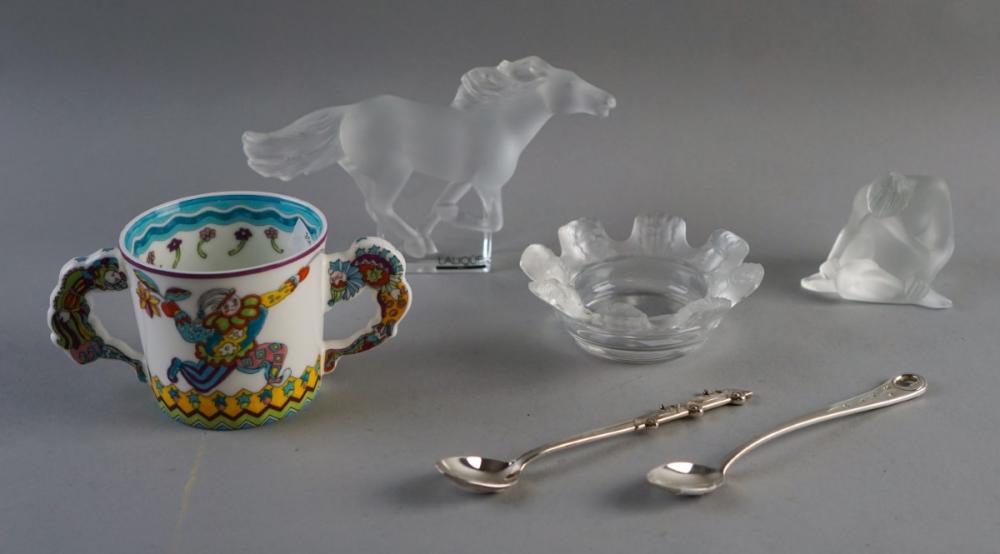 GROUP OF LALIQUE AND TIFFANY &
