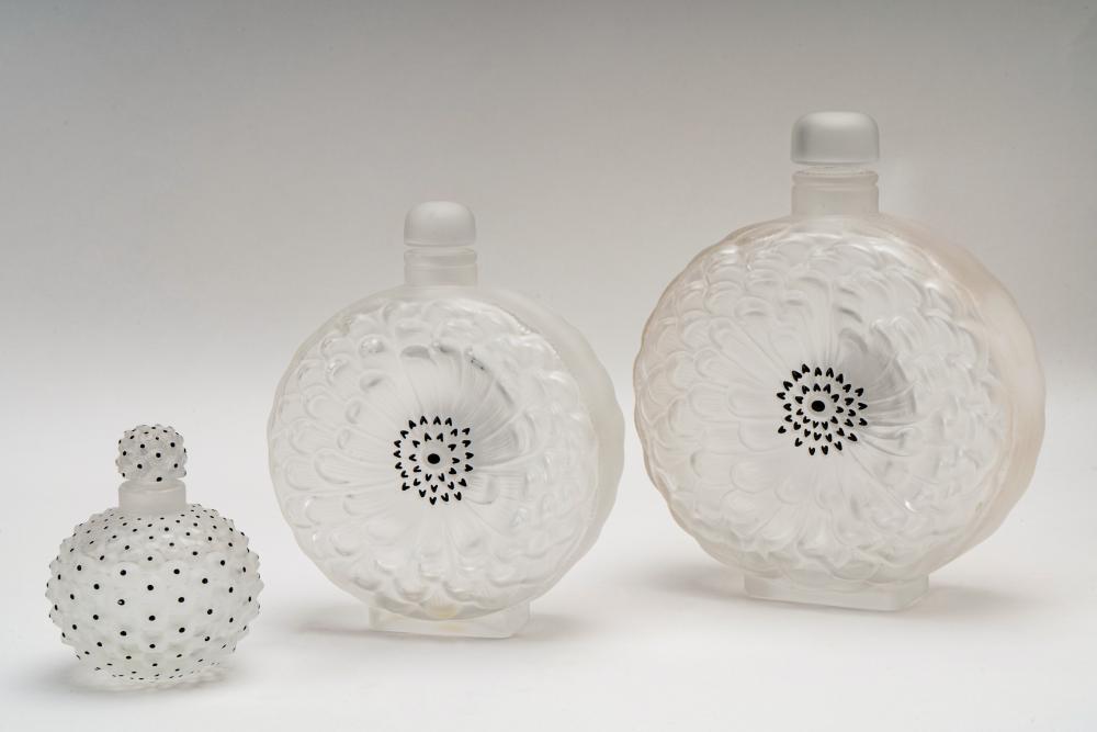 GROUP OF LALIQUE GLASS PERFUME
