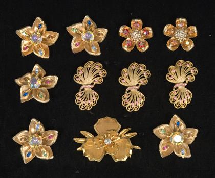 Group of large gold and