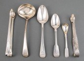 GROUP OF LATE GEORGIAN STERLIN