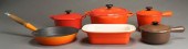 GROUP OF LE CREUSET AND OTHER