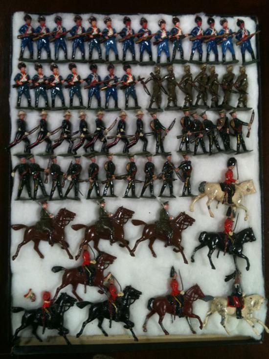 GROUP OF LEAD SOLDIERS. Good