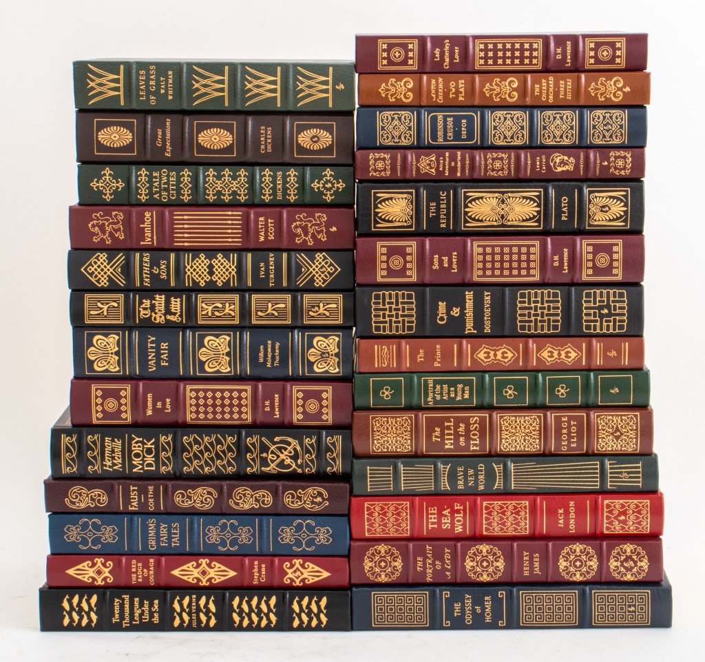 GROUP OF LEATHER BOUND EASTON PRESS
