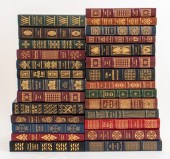 GROUP OF LEATHER BOUND EASTON