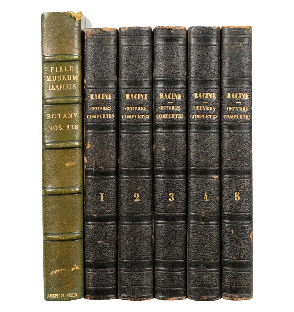 GROUP OF LEATHERBOUND