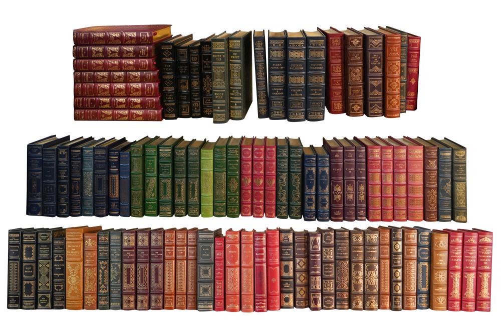 GROUP OF LEATHERBOUND