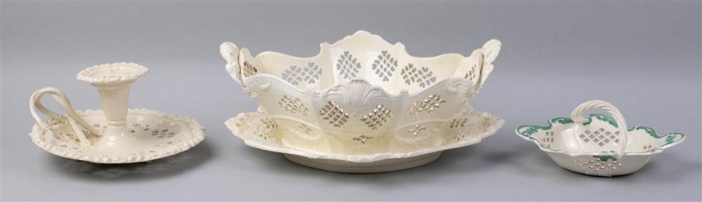 GROUP OF LEEDS CREAMWARE