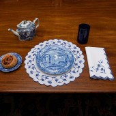 GROUP OF LINENS EMBROIDERED WI