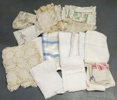 Group of linens- tablecloths-