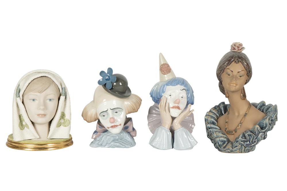 GROUP OF LLADRO PORCELAINGroup of